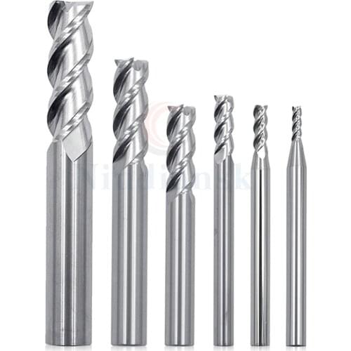 HRC45 4-blade carbide extended milling cutter for aluminum Tungsten steel milling cutter special for CNC lathe aluminum alloy