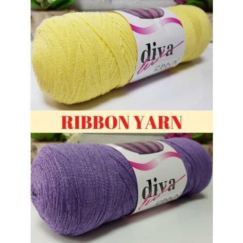 Multicolor Regenerated Cotton Ribbon Yarns - 150m 230-270g - 39 Color Options - Accessory Materials, Home Textile, Wedding Supplies, Gift Ribbon, Ribbon, Clasp, Lace, Amigurumi - DIY