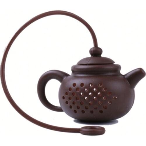MOFUNYO Cute Tea Pot Silicone Tea Infuser Strainers Filter