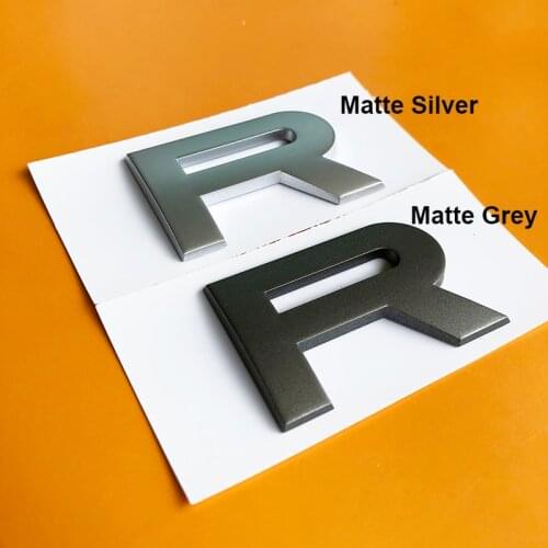 ABS Emblem Car Styling Hood Trunk Letters Badge Logo Sticker Replcement for LAND RANGE ROVER SPORT Chrome Black Matte Silver