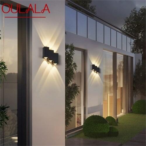 OULALA Wall Lamp Modern Creative Sconce Outdoor Waterproof Light LED Fixture For Home