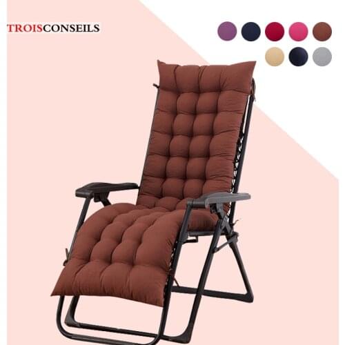 Solid Color Long Cushion Soft Comfortable Office Chair Seat Cushions Reclining Chair Cushion Desk Seat Backrest Pillow