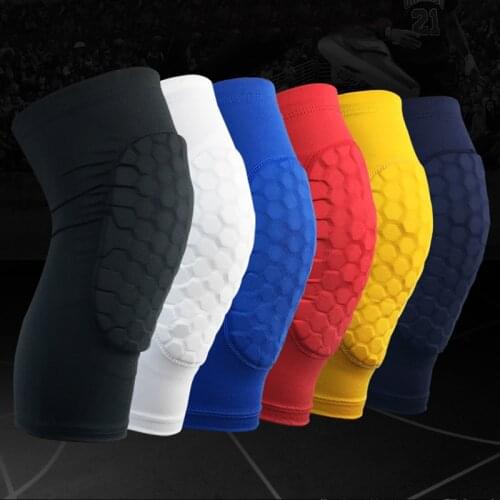 Adult Sport Breathable Basketball Football Kneepad Training Elastic Knee Support Knee Leg Sleeve Protection Sport Safety For Men