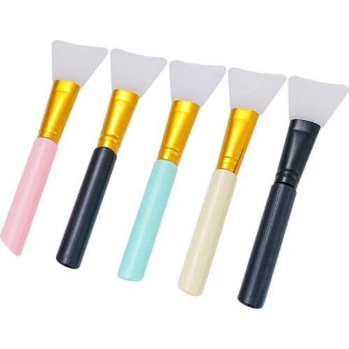1PCS Colorful Portable Mixing Facial Mask Stirring Brush Soft Silicone Cosmetic Makeup Brush Skin Face Care Tool Makeup Tools