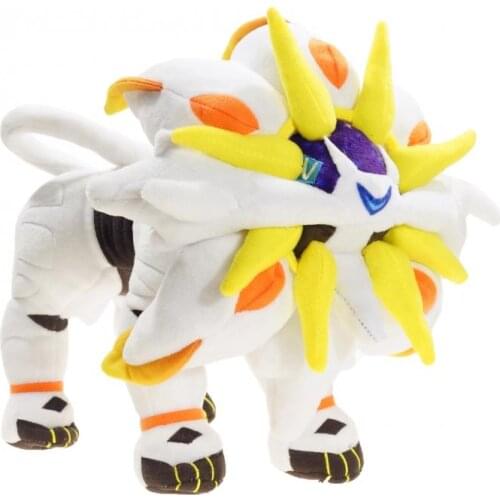 23CM KAWAII Pokmon Anime Film Series Solgaleo Psychic Steel type Pokmon plush toy pillow Ornaments BABY Boy girl Gift