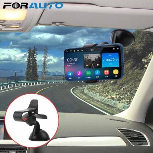 360 Degree Rotating Car Phone Holder Windshield Mount Clip Holder Car Bracket Mobile Phone Bracket Universal Car Accessories