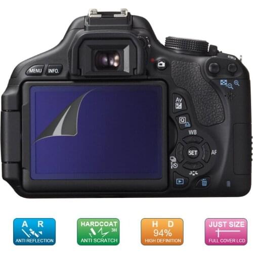 6pcs, 3pack) LCD Guard Film Screen Display Protector for Canon EOS 600D Rebel T3i / EOS M M2 Digital Camera