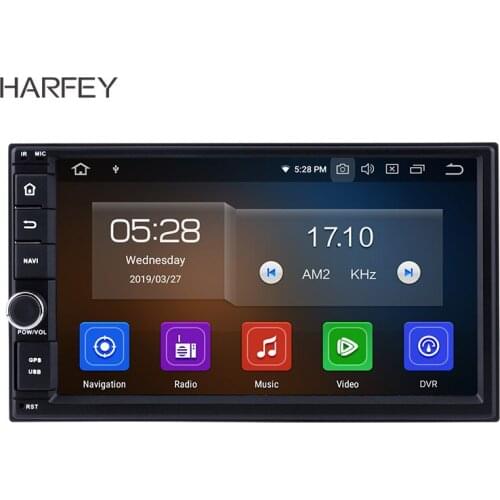 Harfey 7" Android 10.0 HD Touchscreen 2 Din Car Multimedia Player Radio GPS Navigation system for Universal NISSAN TOYOTA KIA