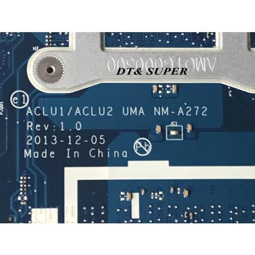 FAST SHIPPING,BRAND NEW.ACLU1 / ACLU2 NM-A272 LAPOP MOTHERBOARD FOR LENOVO G50-70 MAINBOARD. CPU SR1E8 3558U /2957U