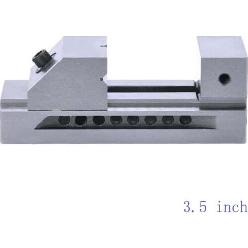 3.5" inch Fast Moving Vise CNC Vise Gad Tongs Plain Vice For Surface Grinding Milling EDM Machine High Precision Machine vise