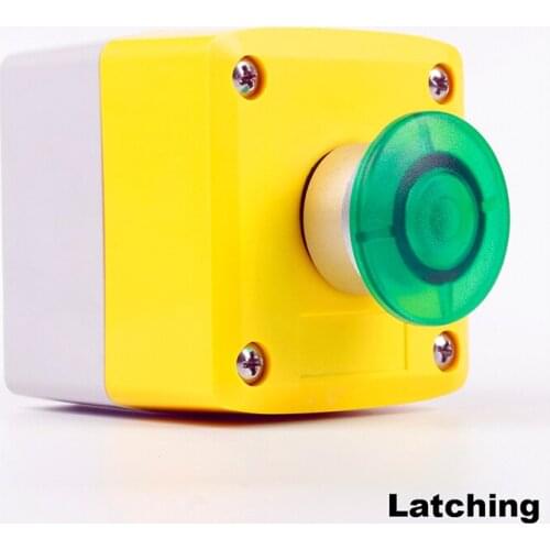 Mushroom button Momentary button switch+button BOX GOB-1A-11MTD IP65 Suitable for harsh environment