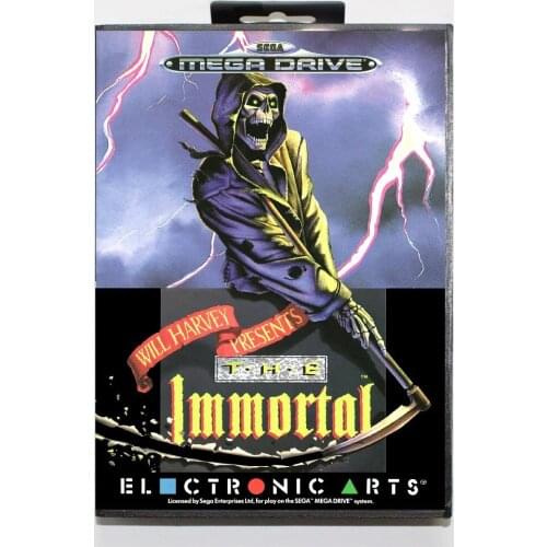 Immortal Game Cartridge 16 bit MD Game Card With Retail Box For Sega Mega Drive For Genesis