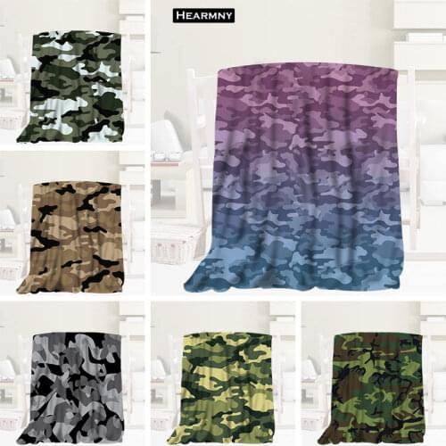 Camo Background New Arrival Blanket Sleep Cover Blankets Yoga Office Sofa Blanket Bed Cover Travel Warm Throw Blanket For Adult