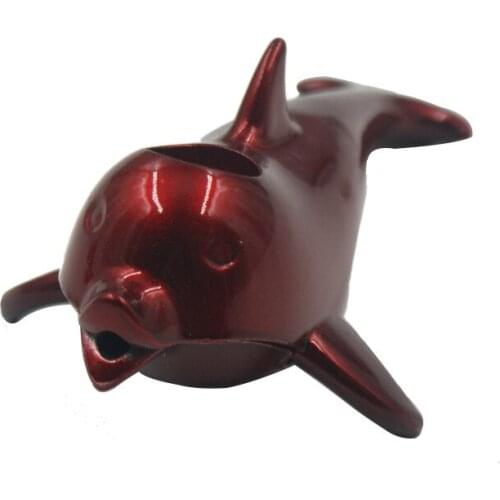 Creative Dolphin Tobacco Stems Smok Metal Pipes Portable Creative Smoking DIY Pipe Herb Tobacco Narguile Smoke Cigarette Holder