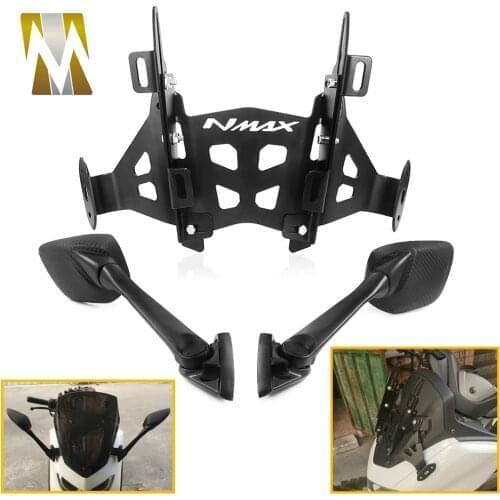 For Yamaha Nmax 155 NMAX155 N-max 155 nmax 2020 2021 Motorcycle Rearview Mirror Bracket Forward Front Windshield Accessories
