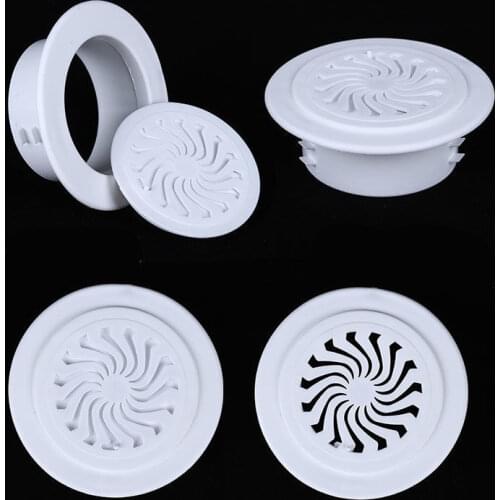 ABS Air conditioning hole cover round wall Reserved hole Decorative cap home office air vent grille cover outlet fresh system