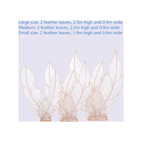 New wedding props, wrought iron screen screen, lace feather stage background, decorations, decorations, wedding scene layout