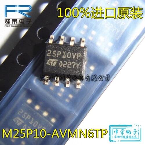 Memory IC M25P10-AVMN6TP M25P10VP ST25P10VP 25P10VP SOP8