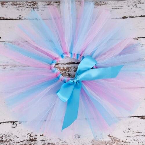 Girls Colorful Fluffy Tutu Skirt Baby Birthday Party Clothes Kids Dance Ballet Tulle Skirt Toddler Tutus Cake Smash Photo Props