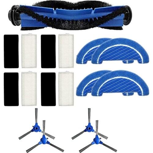 Robot Side Brush Hepa Filter Mop for Cecotec Conga Excellence 1090 Robot Vacuum Cleaner Parts Replacement Kit