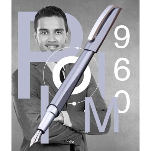 Picasso 960 Exquisite Of Riemann Cutting Process Aluminum Fountain Pen & Gift Box Office & Business For Men & Women Writing Pens