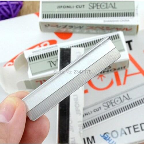 Cheapest 100PCS Makeup Eyebrow Razor Trimmer Shaper professional Shaving Kit Stainless Steel blade /guang zhou
