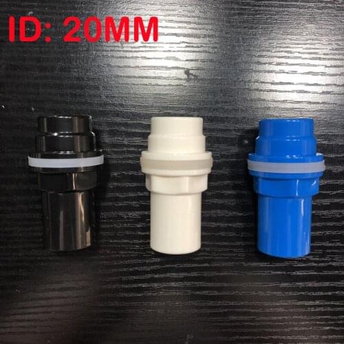 ID 20mm PVC Pipe Connectors Thicken Fish Tank Drain Pipe Joints Garden Irrigation Water Supply Tube Drainage Parts