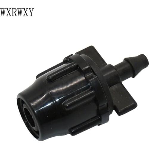 Wxrwxy Garden Hose 8/11 to 4/7 connector irrigation 3/8" Reducing connector barbed 1/4" hose repair adapter 50 pcs