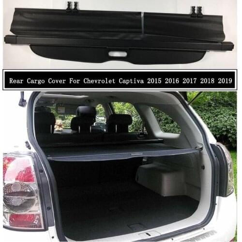 Rear Cargo Cover For Chevrolet Captiva 2015 2016 2017 2018 2019 Partition Curtain Screen Shade Trunk Security Shield Accessories