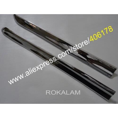 Rear End Fairing Left and Right Upper Side Strips For Honda GoldWing GL1800 2001-2011 GL 1800 Chrome Decoration Strips Parts