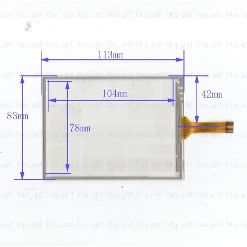 ZhiYuSun 113mm*83mm HLD-TP-1015 5inch Touch Screen glass resistive USB touch panel overlay kit 113*83 TOUCH SCREEN