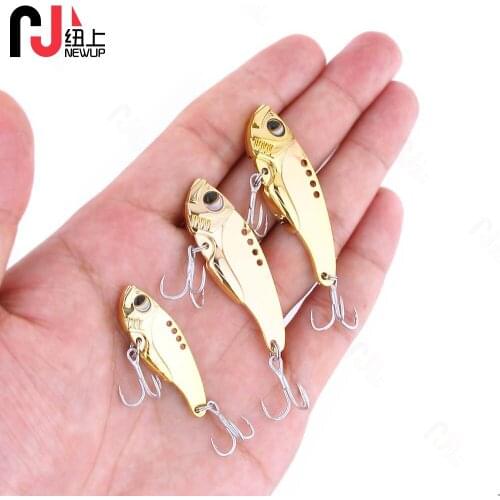 1PCS Vib Metal 5.2CM 12G Fishing Lures Sequins Vibrating Light Japan Fishing Tackle Goods Grip Swivel Jigging Winter