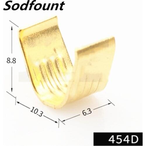 100pcs/lot DJ454D U-shaped terminal tab cold inserts connectors / terminal connector cable / wire cable lug,6-10mm2