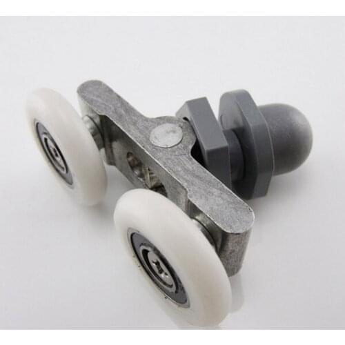 4Pieces Shower room bathroom glass door Swing round pulley roller wheel circular shower wheel rolling wheel 19/25/27mm KF659