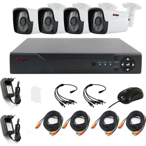 4CH 960P AHD Kit Waterproof DVR CCTV Camera Home Security Camera System