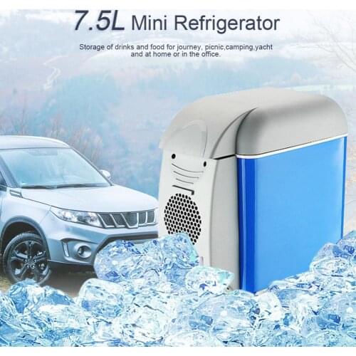 7.5L Car Mini Refrigerators Portable Cooling Warming Fridge Freezer Cooler Travel Warmer For Picnic Auto Electrical Appliances