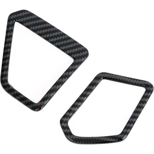 Fit For BMW 3 Series G20 2019 2020 Carbon Fiber Front Side Upper Air Conditioner Vent Outlet Cover Trim Frame