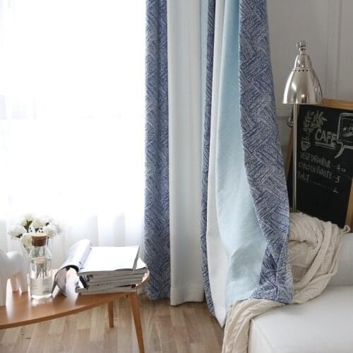 DUNXDECO Curtains In The Living Room On The Window