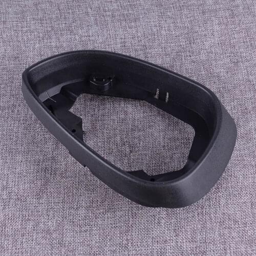 DWCX Right Side Door Wing Rear View Mirror Cover Frame Trim Fit for Ford Fiesta MK7 2009-2011 2012 2013 2014 2015 2016 2017