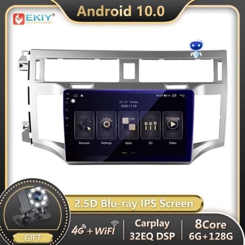 EKIY 6+128G Android Autoradio For Toyota Avalon 3 2005-2010 Car Radio Multimedia 1280*720 IPS Navigation GPS no 2din 2 din DVD