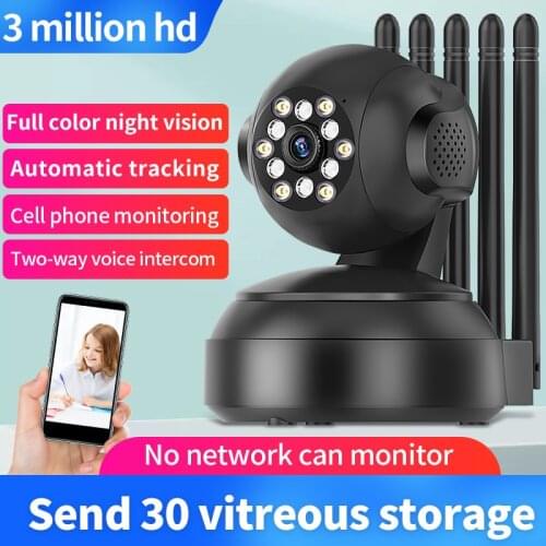1MP Wifi IP Five Antenna Moving Head HD Camera 360eyeS Web Cam PTZ 1080P CCTV Camera Wi Fi SD Card Wireless Night Vision P2P
