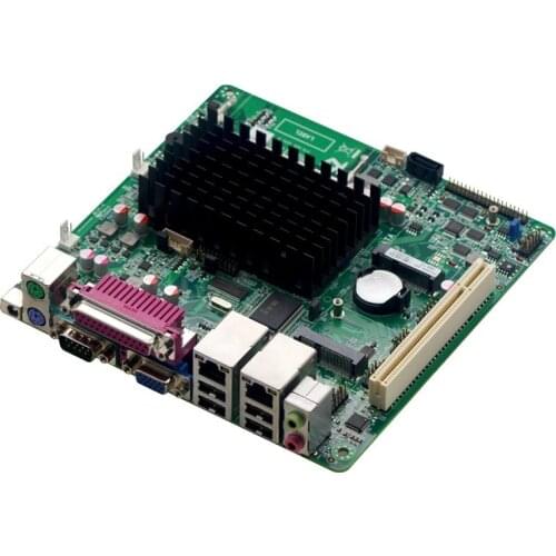 Mini Itx motherboard Intel D525 D2700 2.13GHz dual core CPU 6*COM ATM Industrial Motherboards POS Machine with 8*USB/6*COM