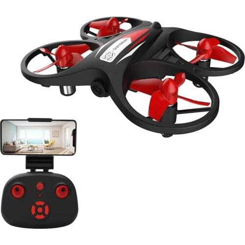 Mini RC Quadcopter with Camera Auto Hovering Gravity Induction Drone Aircraft