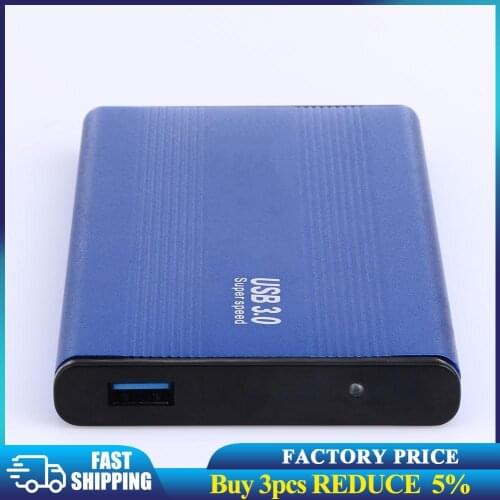 New USB 3.0 SATA 2.5in Super Speed HDD External Hard Drive Enclosure Case Full Aluminum Alloy Body