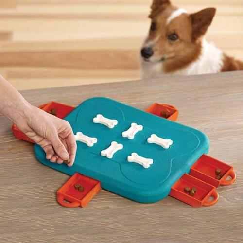 Educational Dog Toy Leaking Food Box Dog Feeder Toys Interactive Puzzle Game Pet Toys for Small Large Dog Cat Pet Puppy Supplies