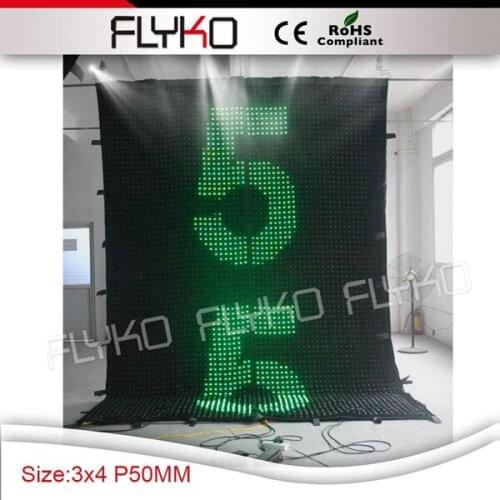 Full color fashion show stage background led display wall