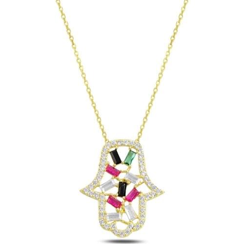 Silver FatmaAna Hand Pendant