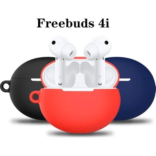 Silicone Earphone Cover For Huawei Freebuds 4i Case Protection Non-slip Soft case for Huawei Freebuds 4i Earphone Cover fundas