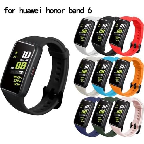 Silicone Strap for huawei honor band 6 Watchband sport Wrist Strap for honor band 6 Bracelet ,Wristband for huawei honor band 6