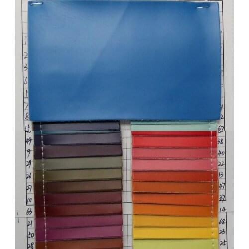 High Quality leather handbag box open edge bead faux leather fabric PU leather material